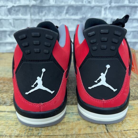 Nike Air Jordan 4 IV Retro Toro Bravo Red Black 2013 308497-603 Mens Size 12 New main image 7